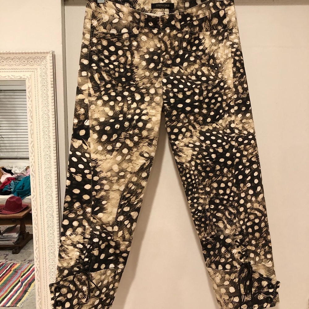 Roberto Cavalli cotton Rodeo Pant 🤠✨ 🤎